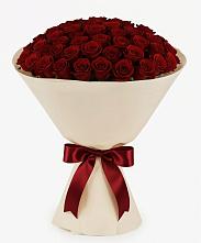Букет 101 Бордовая роза Блэк Бакарра в Ржеве