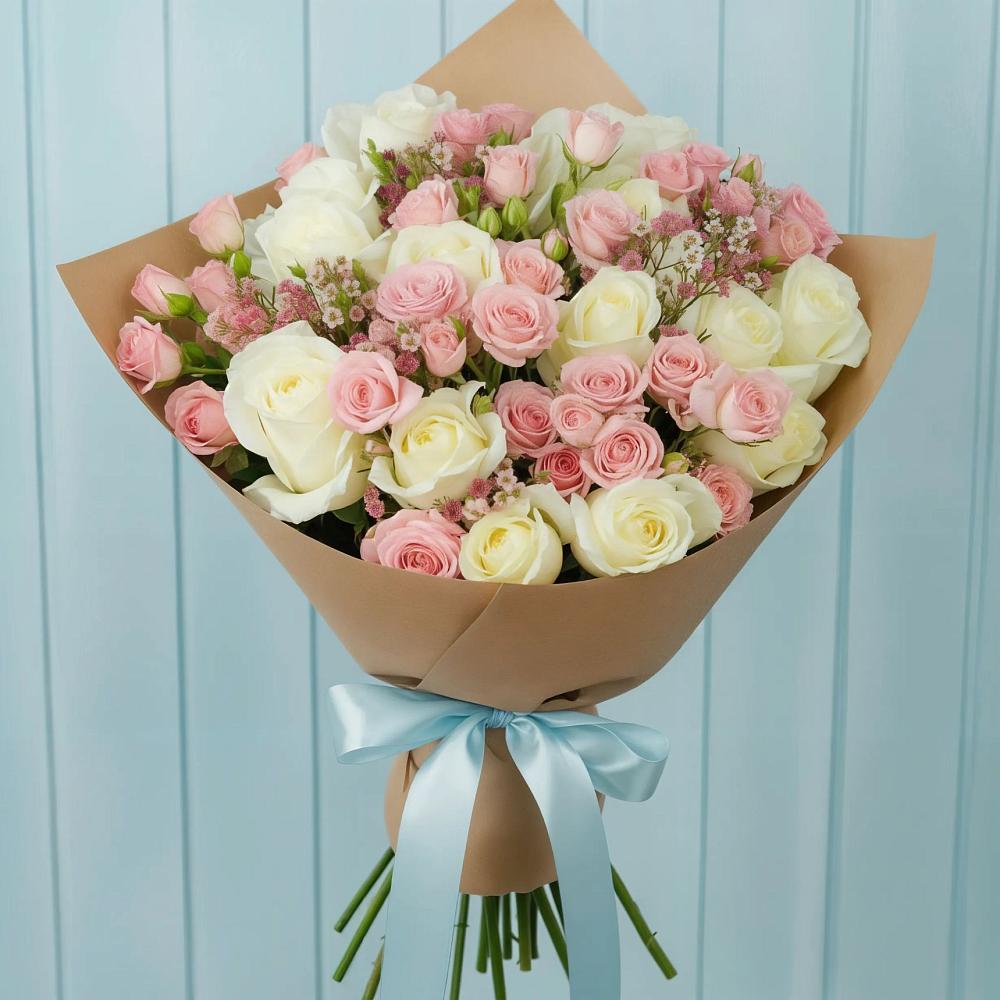 Букет цветов из: Розы в Ржеве