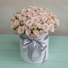 Цветочная композиция из Розы в шляпной коробке #REPLACE_PRED# Ржеве