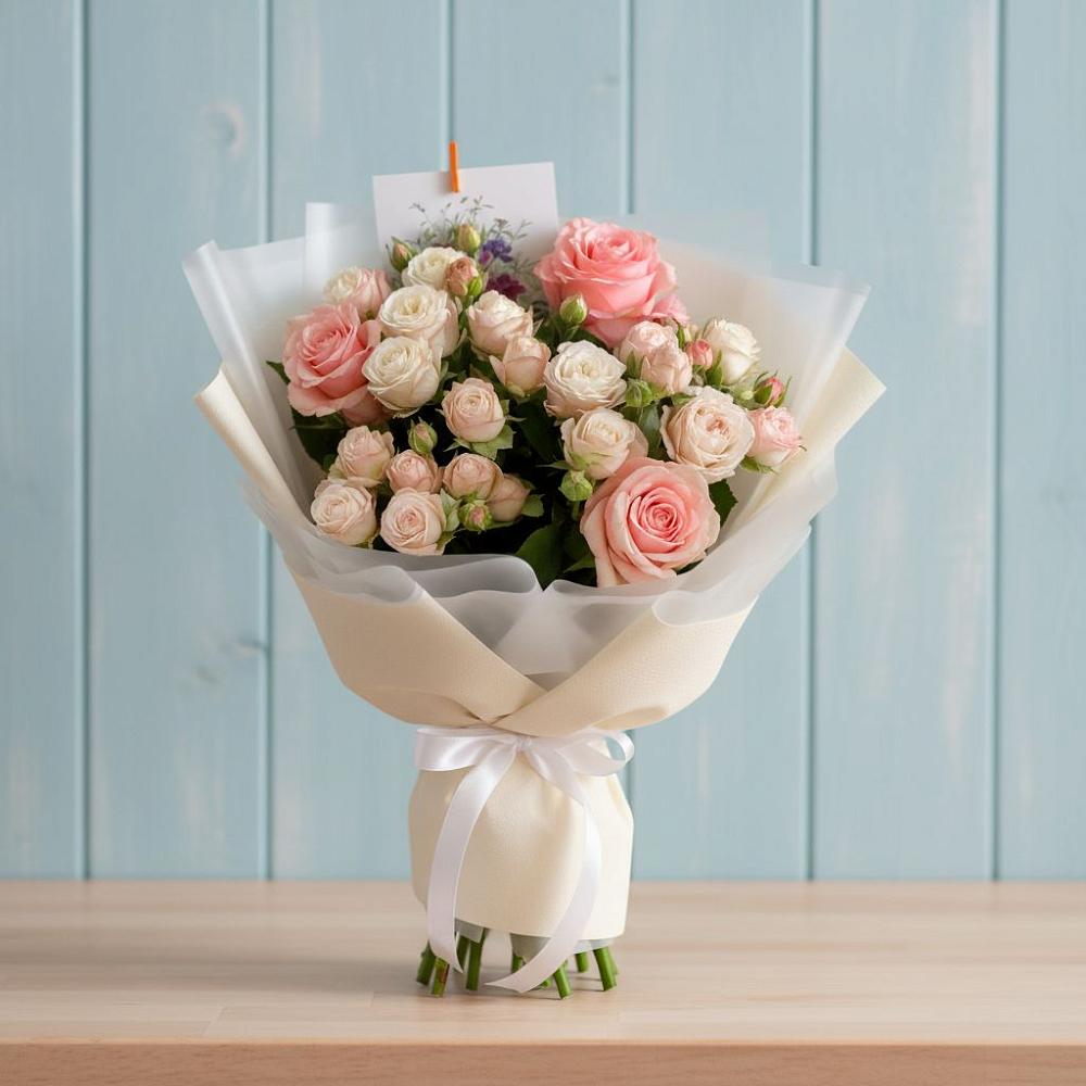 Букет цветов из: Розы в Ржеве