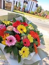 Букет цветов из:  Герберы #REPLACE_PRED# Ржеве