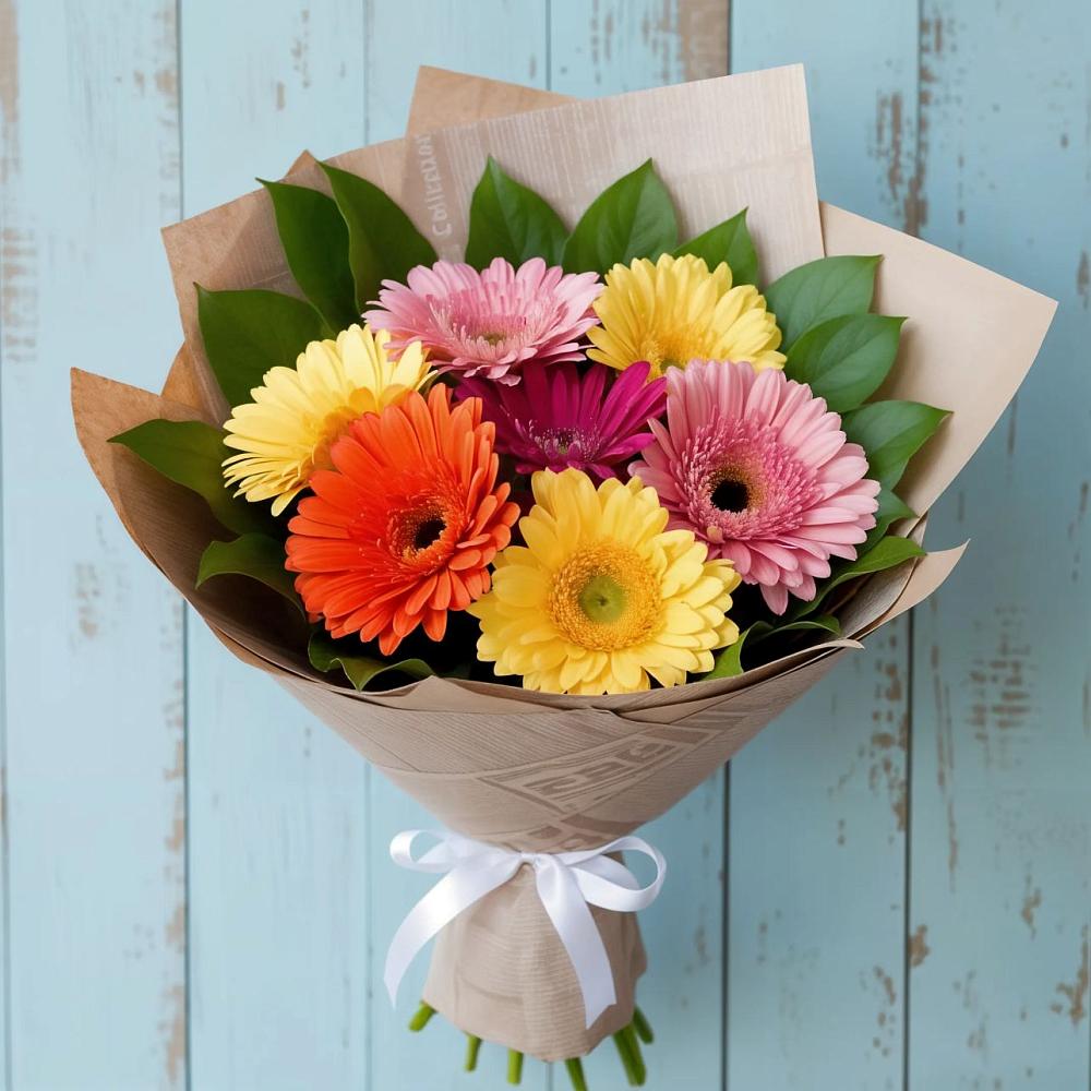 Букет цветов из: Герберы в Ржеве