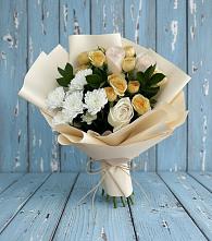 Букет цветов из:  Розы и Хризантемы в Ржеве