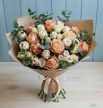 Букет цветов из:  Альстромерии и Розы #REPLACE_PRED# Ржеве