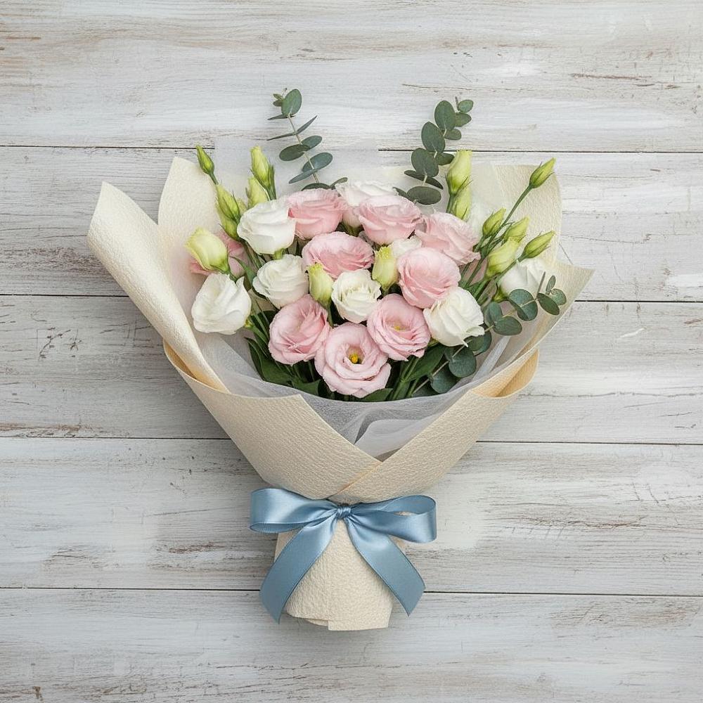 Букет цветов из: Лизиантусы в Ржеве